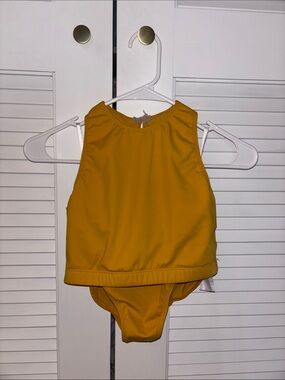 Revolution Mustard Yellow Two-Piece Dance Costume Set